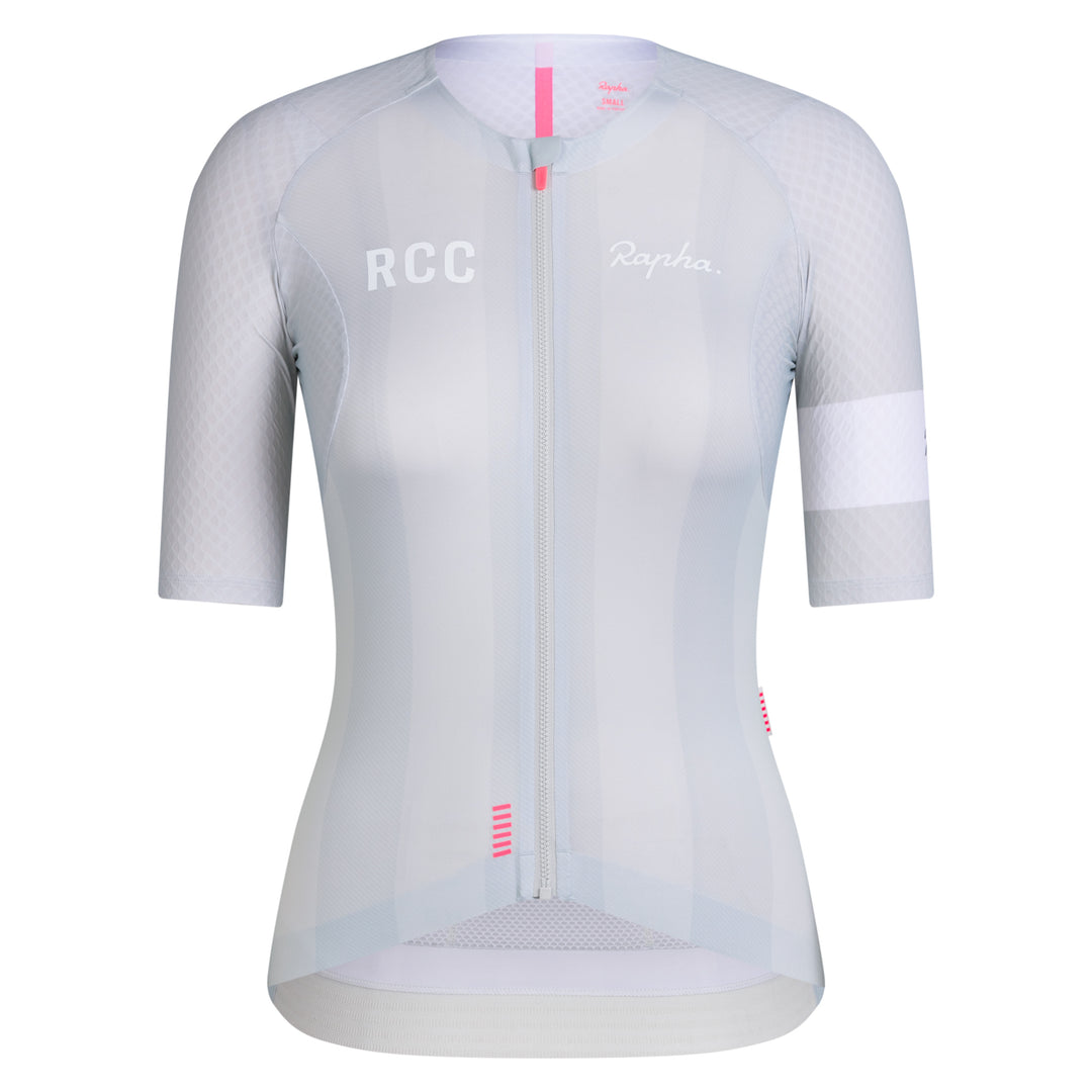 Rapha Women's RCC Pro Team Aero Jersey (Fog/Grey) - Dragonspine Cycling