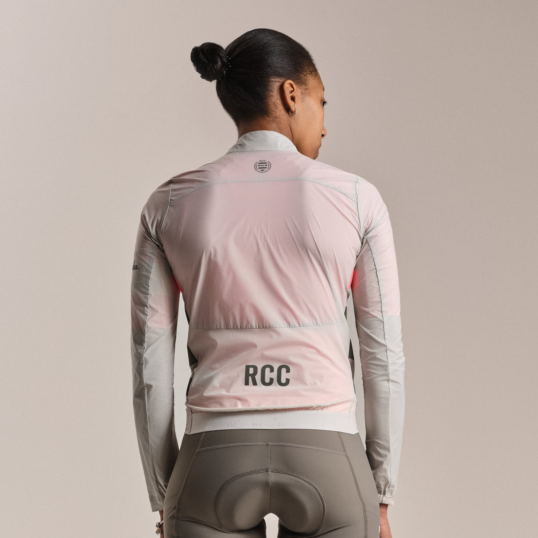 Rapha Women's RCC Pro Team Lightweight Wind Jacket (Grey/Smoke) - Dragonspine Cycling