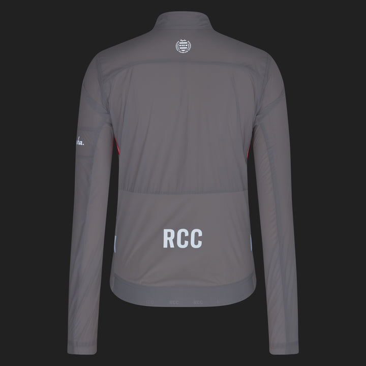 Rapha Women's RCC Pro Team Lightweight Wind Jacket (Grey/Smoke) - Dragonspine Cycling