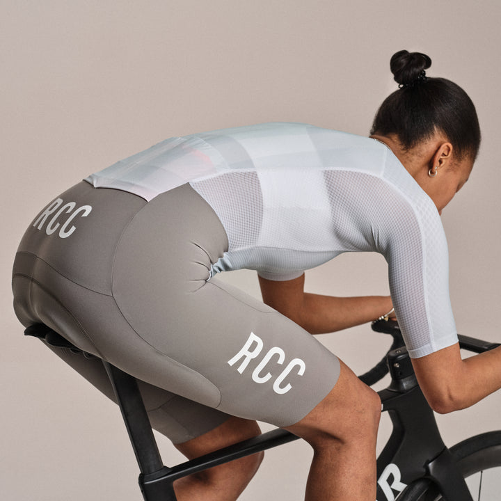 Rapha Women's RCC Pro Team Summer Roadsuit (Grey/Smoke) - Dragonspine Cycling