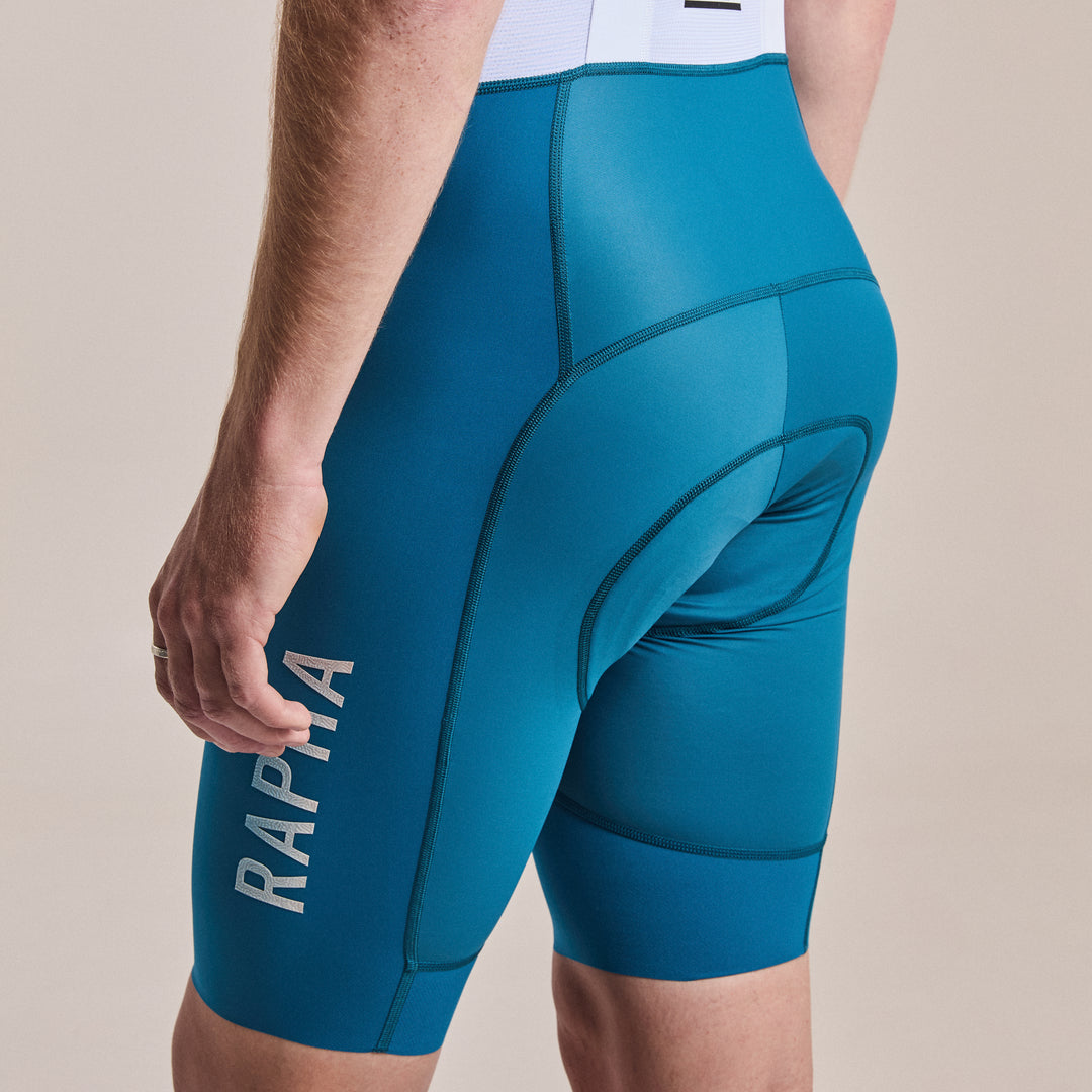 Rapha Men's Pro Team Bib Shorts - Reaction-diffusion (Slate Blue/White) - Dragonspine Cycling
