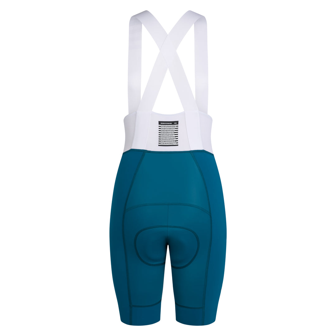 Rapha Women's Pro Team Bib Shorts - Reaction-diffusion (Slate Blue/White) - Dragonspine Cycling