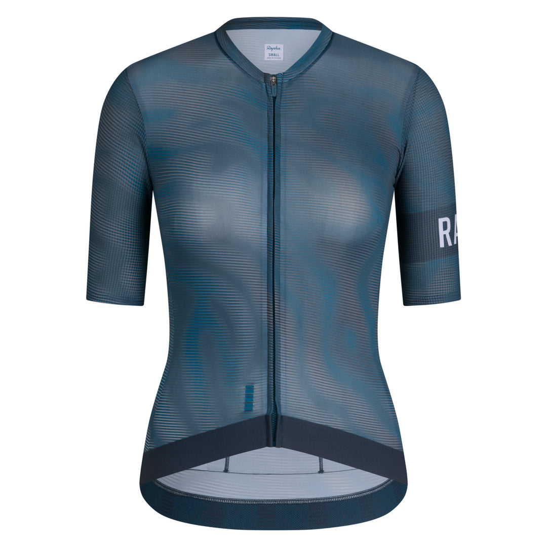 Rapha Women's Pro Team Jersey - Reaction-diffusion (Blush Lilac/Ash Black) - Dragonspine Cycling