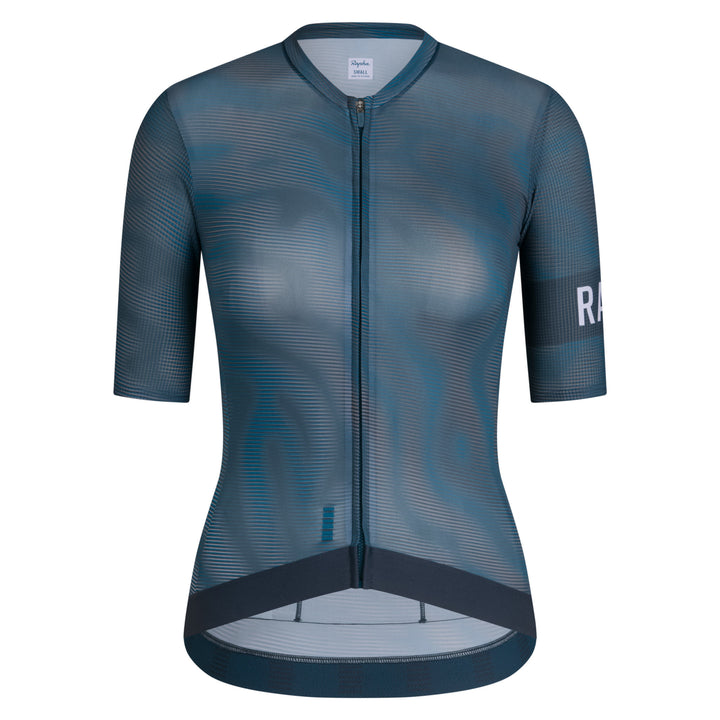 Rapha Women's Pro Team Jersey - Reaction-diffusion (Blush Lilac/Ash Black) - Dragonspine Cycling