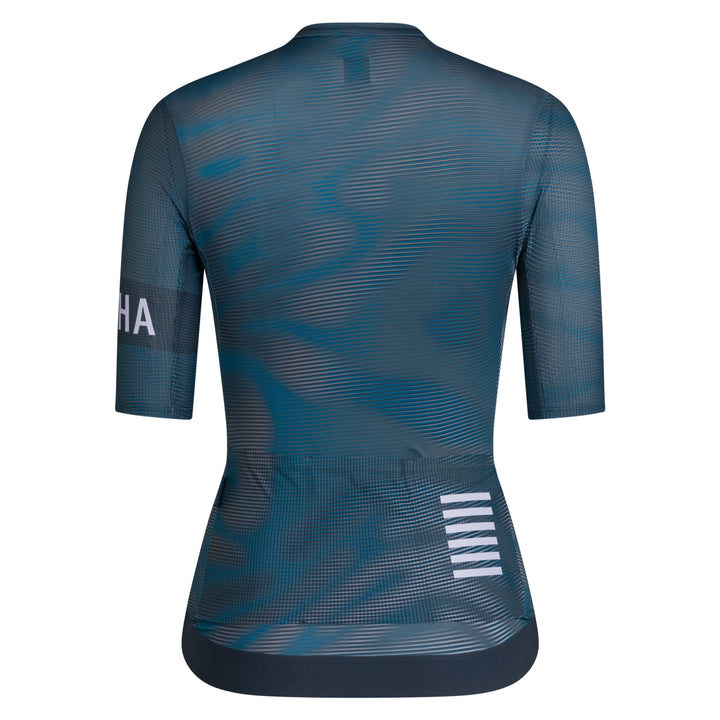 Rapha Women's Pro Team Jersey - Reaction-diffusion (Blush Lilac/Ash Black) - Dragonspine Cycling