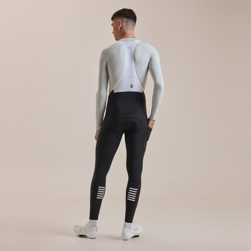 Rapha Men's Pro Team Lightweight Cargo Tights (Black/White) - Dragonspine Cycling