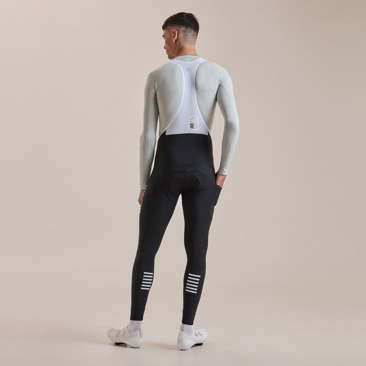 Rapha Men's Pro Team Lightweight Cargo Tights (Black/White) - Dragonspine Cycling