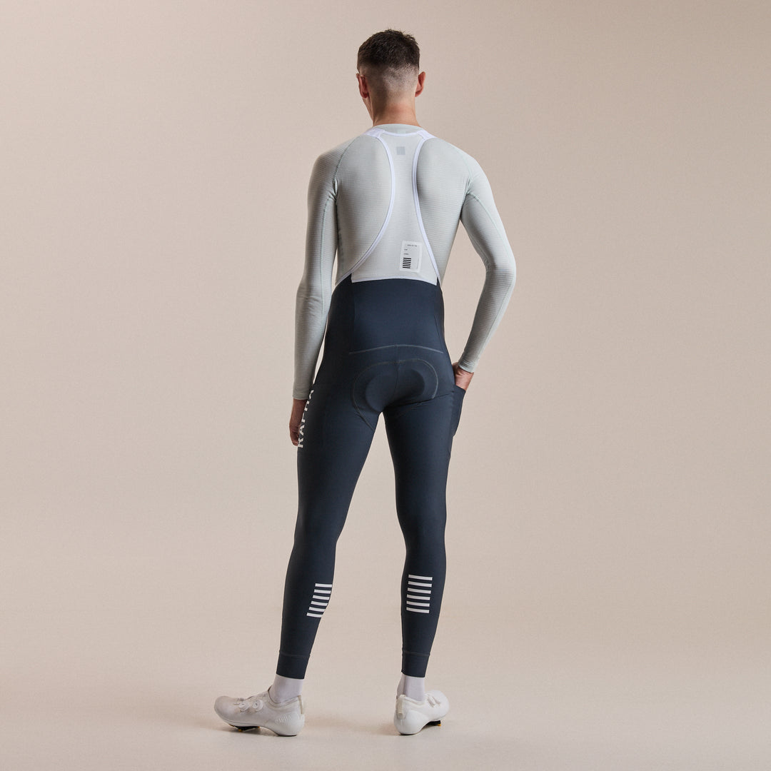 Rapha Men's Pro Team Lightweight Cargo Tights (Carbon/White) - Dragonspine Cycling