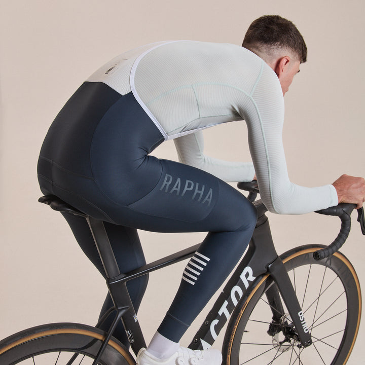 Rapha Men's Pro Team Lightweight Cargo Tights (Carbon/White) - Dragonspine Cycling