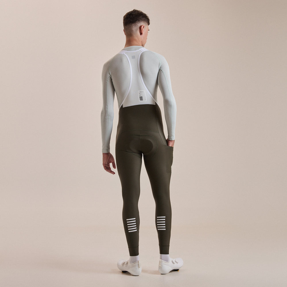 Rapha Men's Pro Team Lightweight Cargo Tights (Bottle Green/White) - Dragonspine Cycling