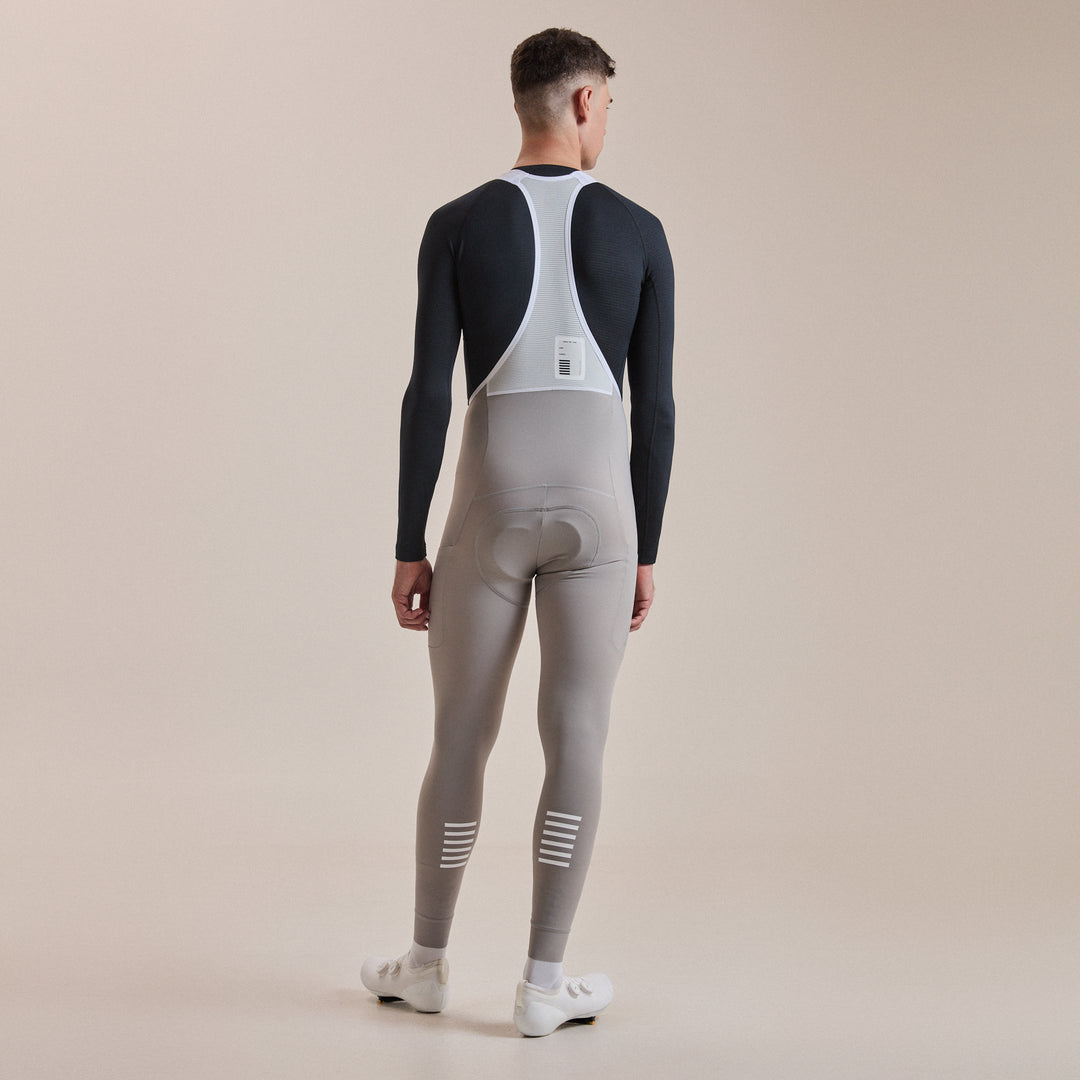 Rapha Men's Pro Team Lightweight Cargo Tights (Smoky Silver/White) - Dragonspine Cycling