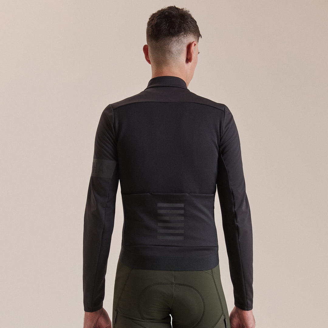 Rapha Men's Pro Team Thermal Jacket (Black/Black) - Dragonspine Cycling