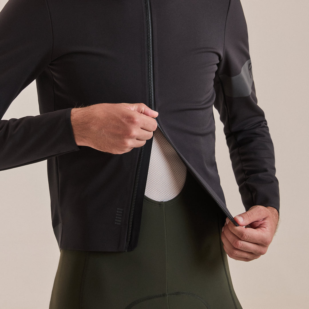 Rapha Men's Pro Team Thermal Jacket (Black/Black) - Dragonspine Cycling