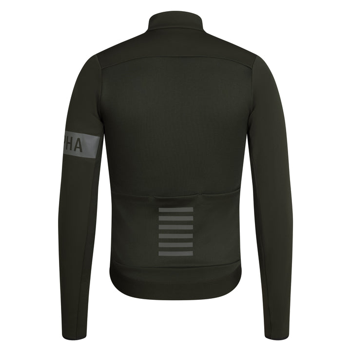 Rapha Men's Pro Team Thermal Jacket (Bottle Green/Bottle Green) - Dragonspine Cycling
