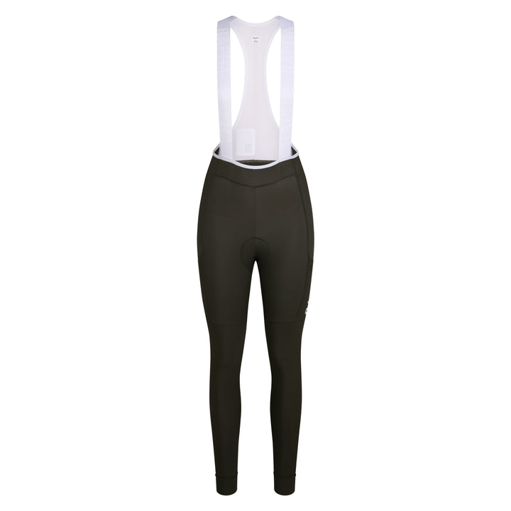 Rapha Women's Pro Team Lightweight Cargo Tights (Bottle Green/White) - Dragonspine Cycling