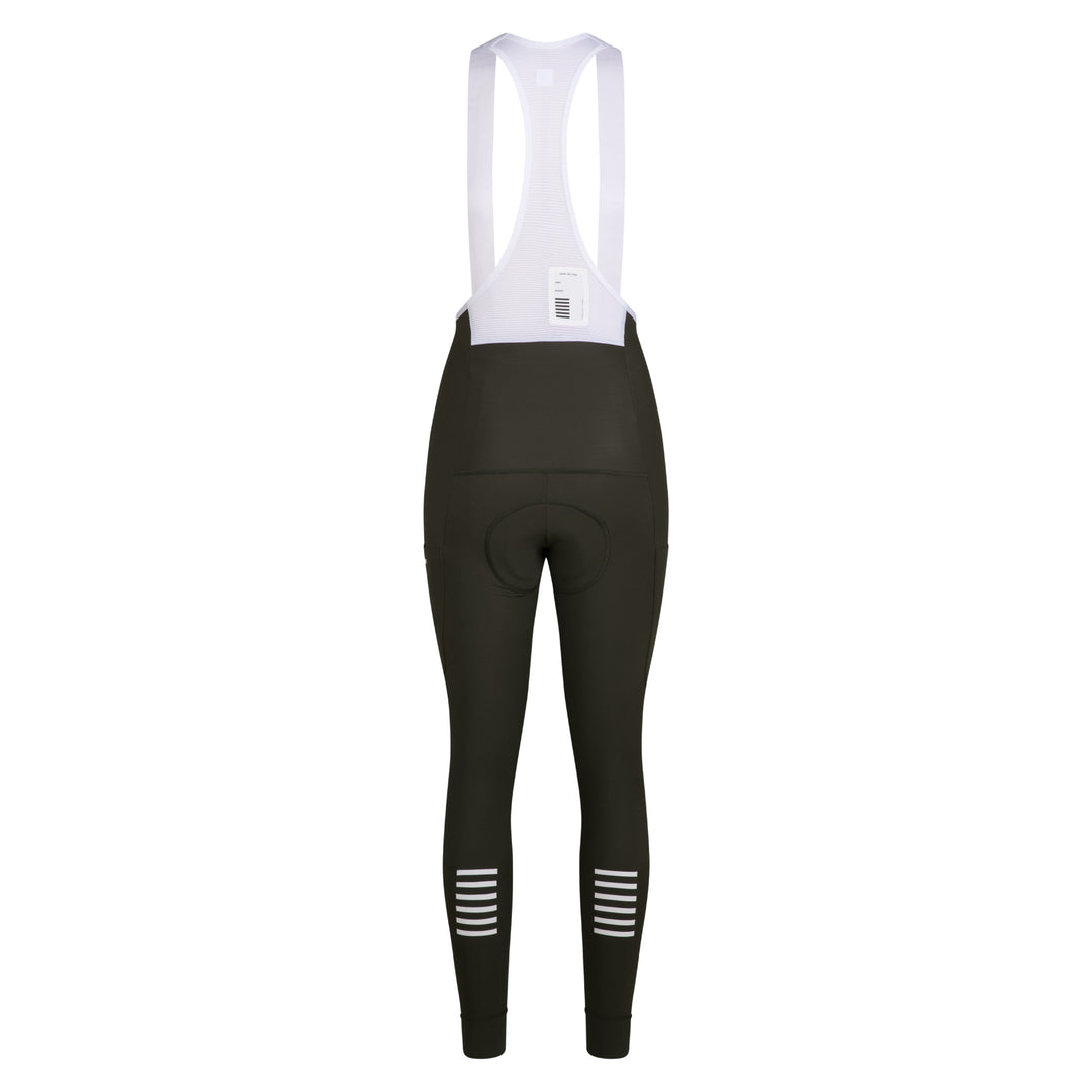 Rapha Women's Pro Team Lightweight Cargo Tights (Bottle Green/White) - Dragonspine Cycling