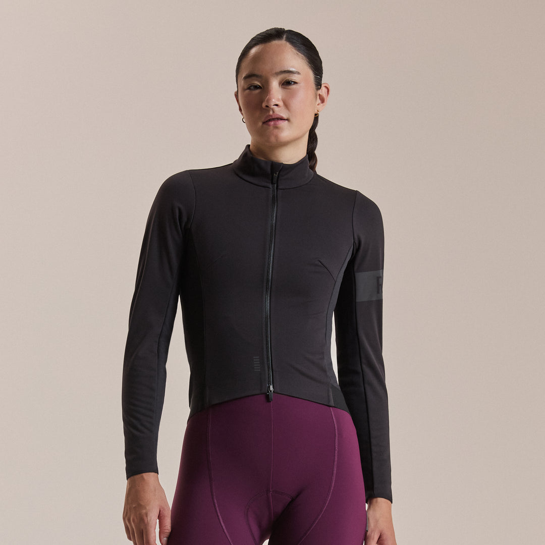 Rapha Women's Pro Team Thermal Jacket (Black/Black) - Dragonspine Cycling