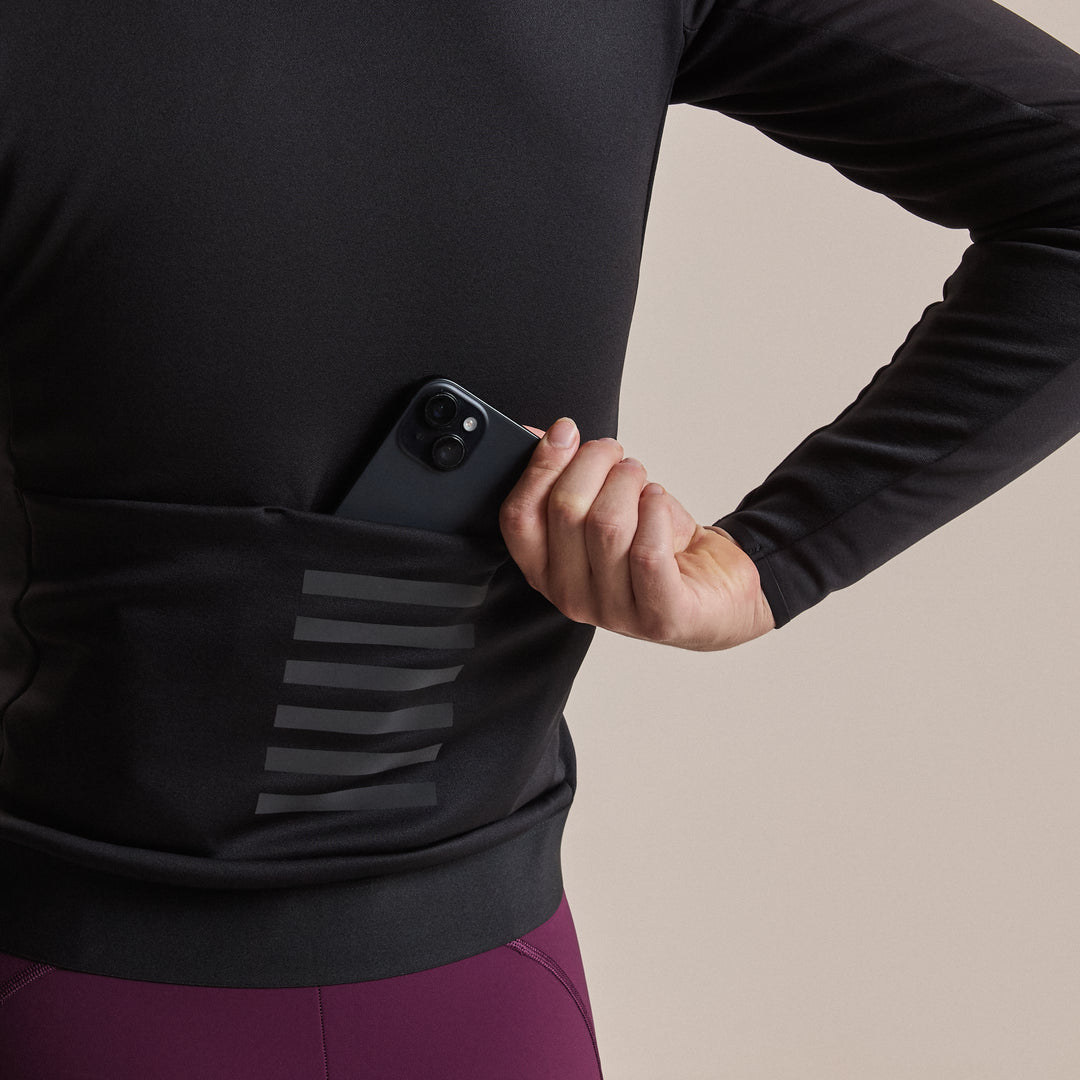 Rapha Women's Pro Team Thermal Jacket (Black/Black) - Dragonspine Cycling
