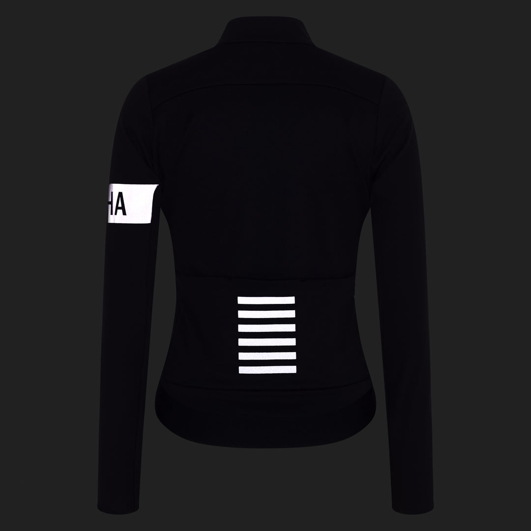 Rapha Women's Pro Team Thermal Jacket (Black/Black) - Dragonspine Cycling