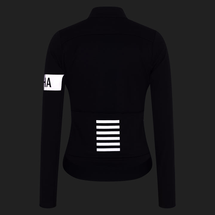 Rapha Women's Pro Team Thermal Jacket (Black/Black) - Dragonspine Cycling