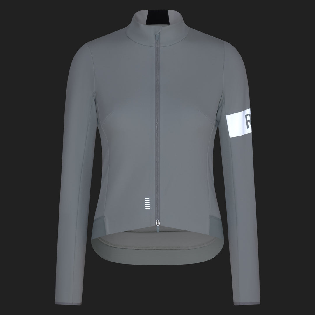 Rapha Women's Pro Team Thermal Jacket (Grey/Grey) - Dragonspine Cycling