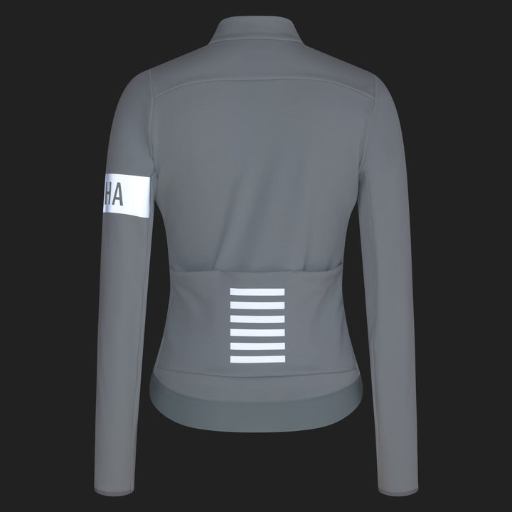 Rapha Women's Pro Team Thermal Jacket (Grey/Grey) - Dragonspine Cycling