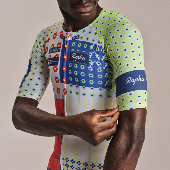 Rapha AMANI Men's Pro Team Aero Jersey (Multicolour) - Dragonspine Cycling