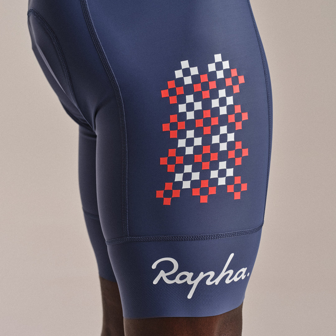 Rapha AMANI Men's Pro Team Training Bib Shorts (Multicolour) - Dragonspine Cycling