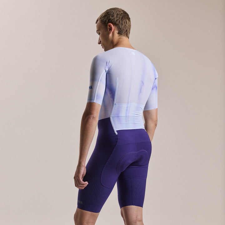 Rapha Men's Pro Team Ghost Suit - Ice Dye (Purple/White) - Dragonspine Cycling
