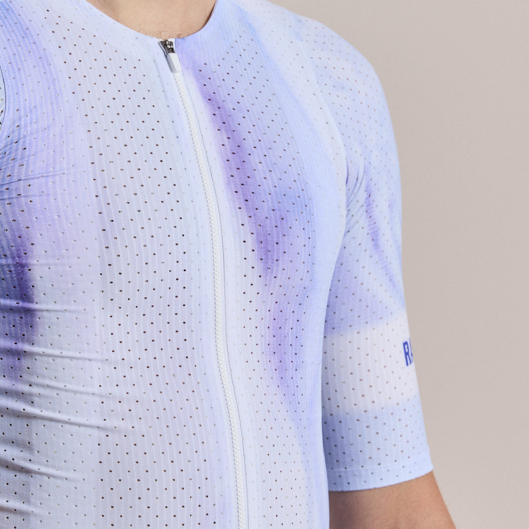 Rapha Men's Pro Team Ghost Air Jersey - Ice Dye (Purple/Carbon) - Dragonspine Cycling