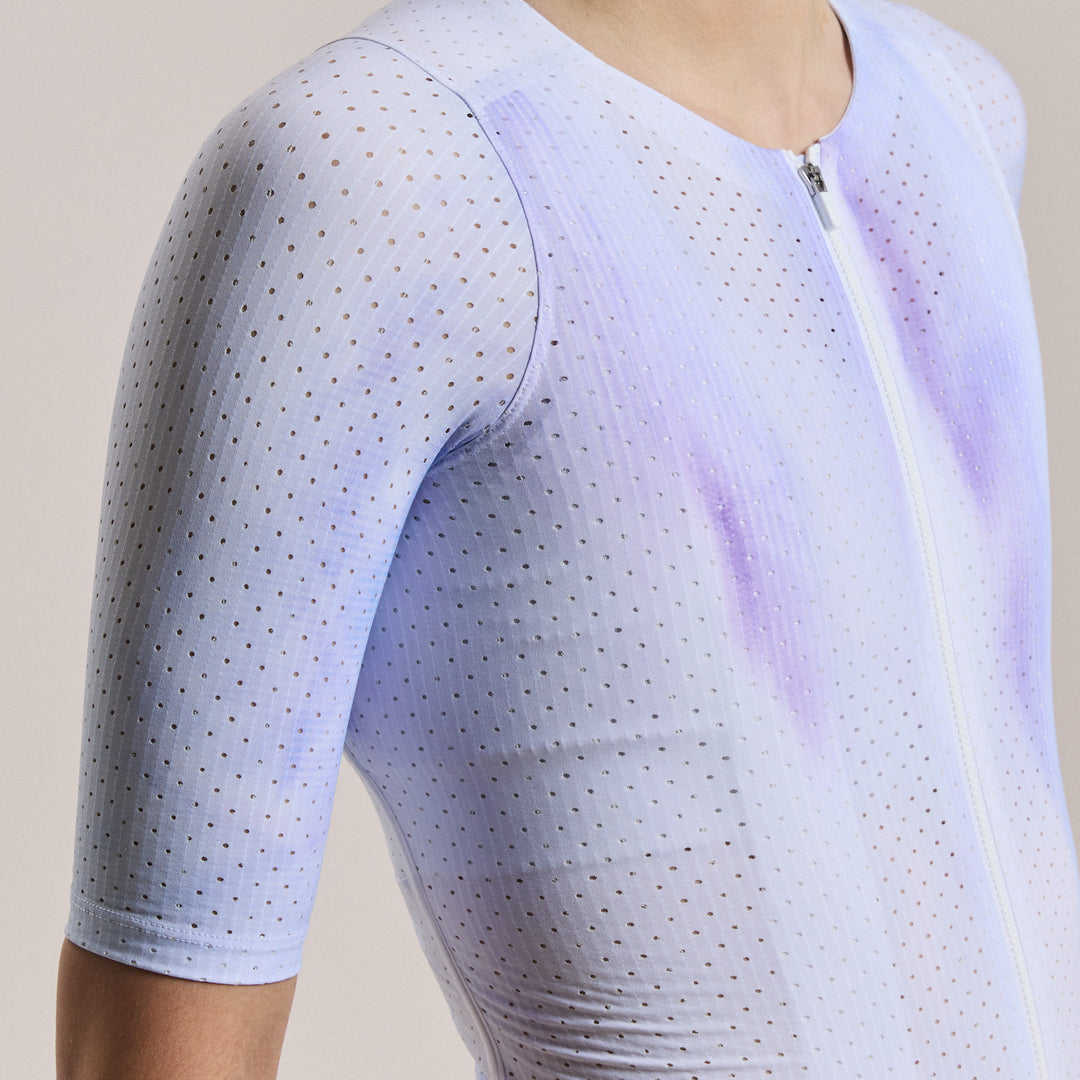 Rapha Women's Pro Team Ghost Air Jersey - Ice Dye (Purple/Carbon) - Dragonspine Cycling