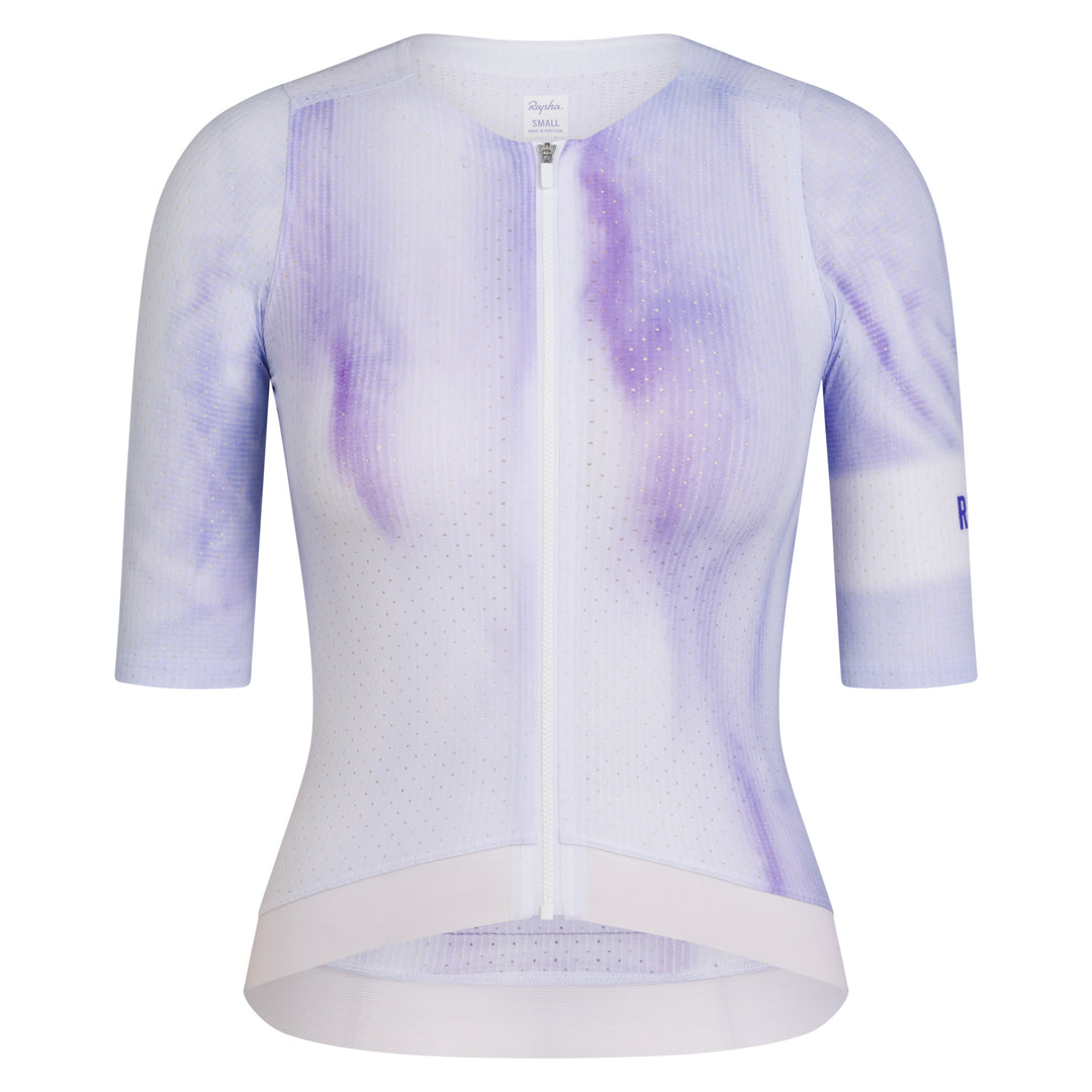 Rapha Women's Pro Team Ghost Air Jersey - Ice Dye (Purple/Carbon) - Dragonspine Cycling