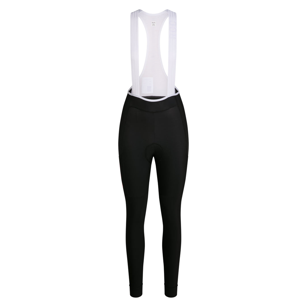 Rapha Women's RCC Pro Team Lightweight Cargo Tights (Black/High-Vis Pink) - Dragonspine Cycling