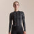 Rapha Women's RCC Pro Team Long Sleeve Midweight Jersey (Stealth Black/Black) - Dragonspine Cycling