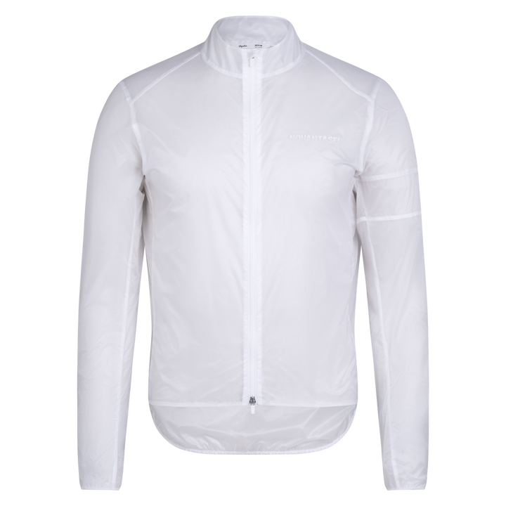 Rapha Men's Pro Team Wind Jacket - Novantasei (Transparent/White) - Dragonspine Cycling