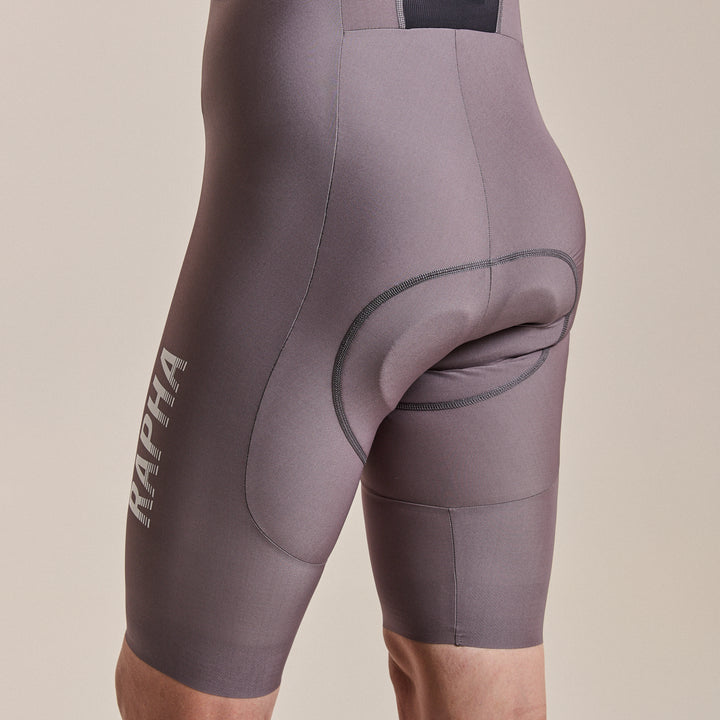 Rapha Men's Pro Team Raceweave Bib Shorts - Novantasei (Silver) - Dragonspine Cycling