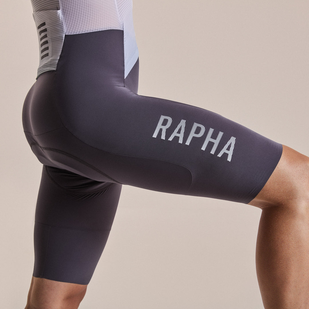 Rapha Men's Pro Team Summer Roadsuit - Lightspeed (White/Iron Grey) - Dragonspine Cycling