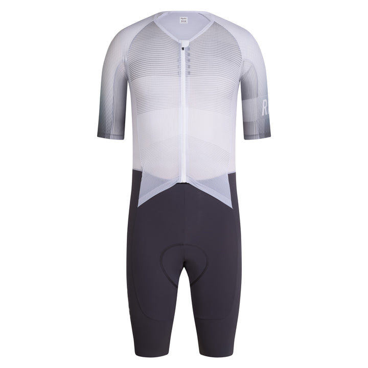 Rapha Men's Pro Team Summer Roadsuit - Lightspeed (White/Iron Grey) - Dragonspine Cycling