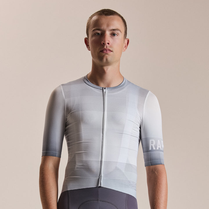 Rapha Men's Pro Team Rouleur Jersey - Lightspeed (White) - Dragonspine Cycling