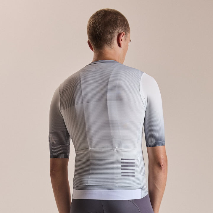Rapha Men's Pro Team Rouleur Jersey - Lightspeed (White) - Dragonspine Cycling