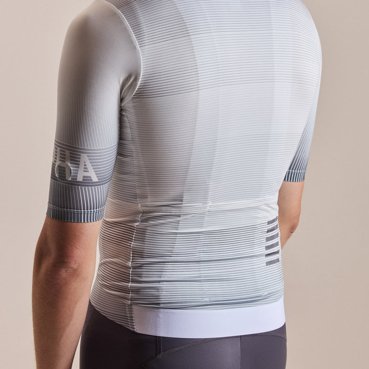Rapha Men's Pro Team Rouleur Jersey - Lightspeed (White) - Dragonspine Cycling