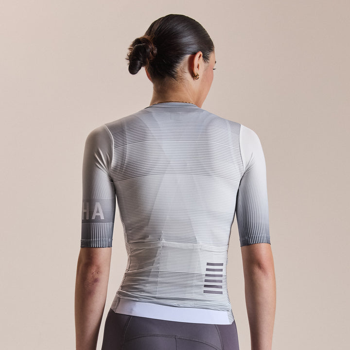Rapha Women's Pro Team Rouleur Jersey - Lightspeed (White) - Dragonspine Cycling