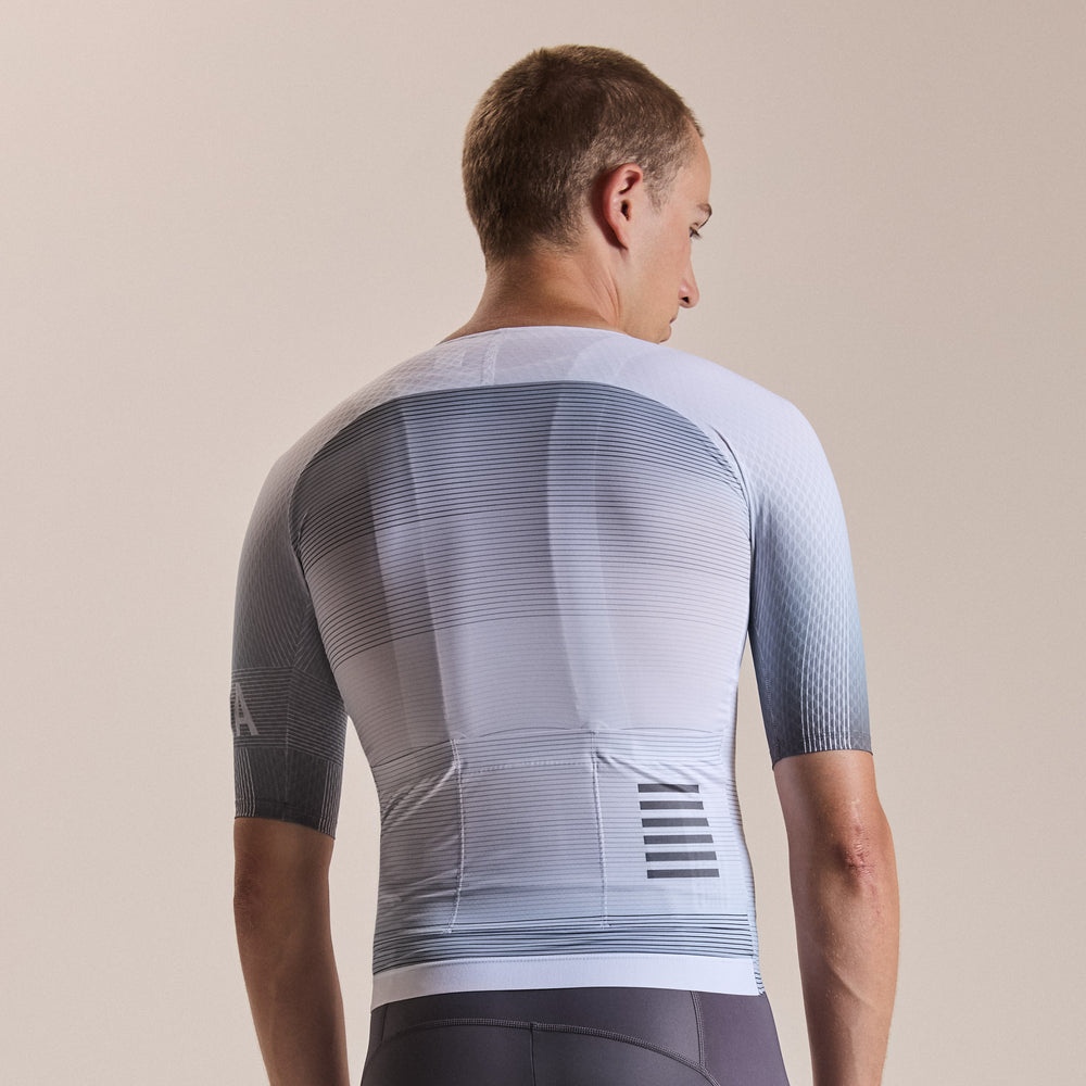 Rapha Men's Pro Team Aero Jersey - Lightspeed (White) - Dragonspine Cycling