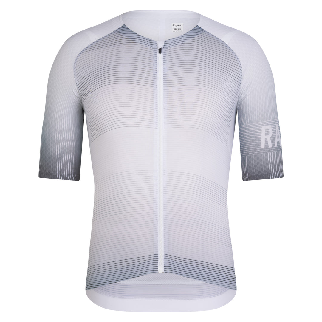 Rapha Men's Pro Team Aero Jersey - Lightspeed (White) - Dragonspine Cycling
