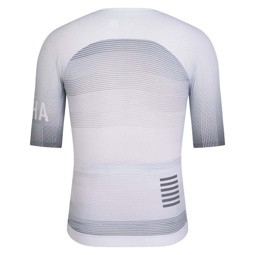 Rapha Men's Pro Team Aero Jersey - Lightspeed (White) - Dragonspine Cycling