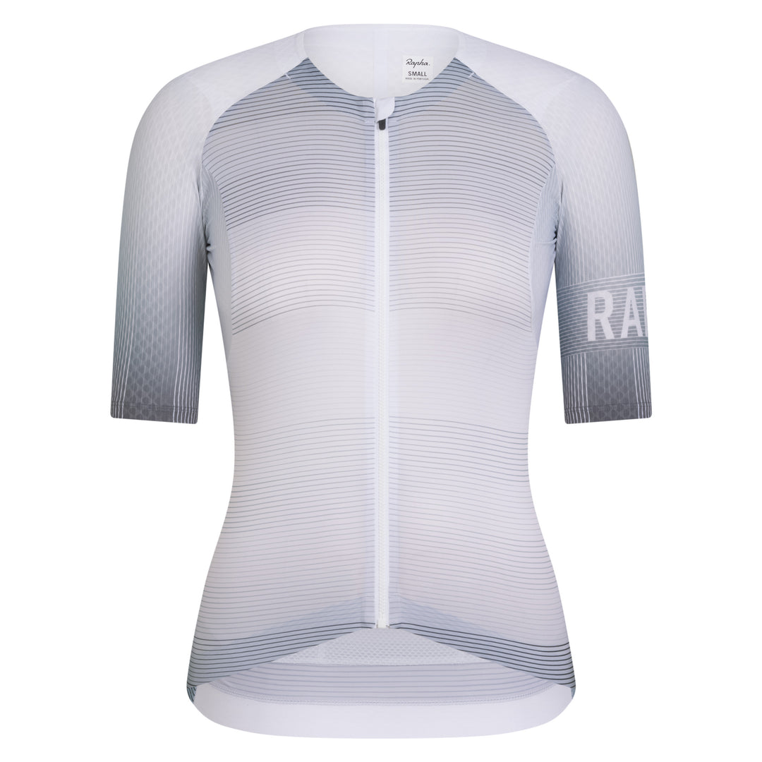 Rapha Women's Pro Team Aero Jersey - Lightspeed (White) - Dragonspine Cycling