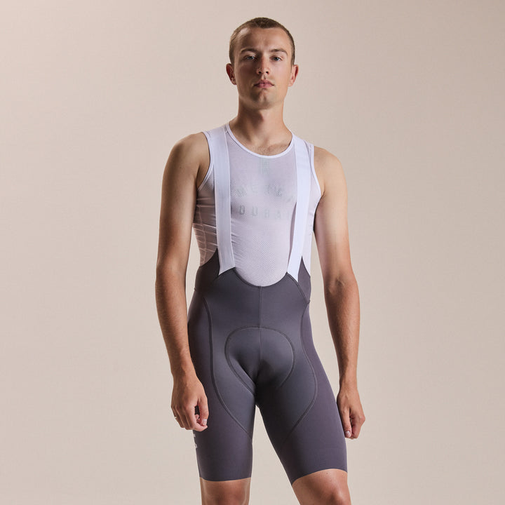 Rapha Men's Pro Team Bib Shorts III - Lightspeed (Iron Grey/White) - Dragonspine Cycling