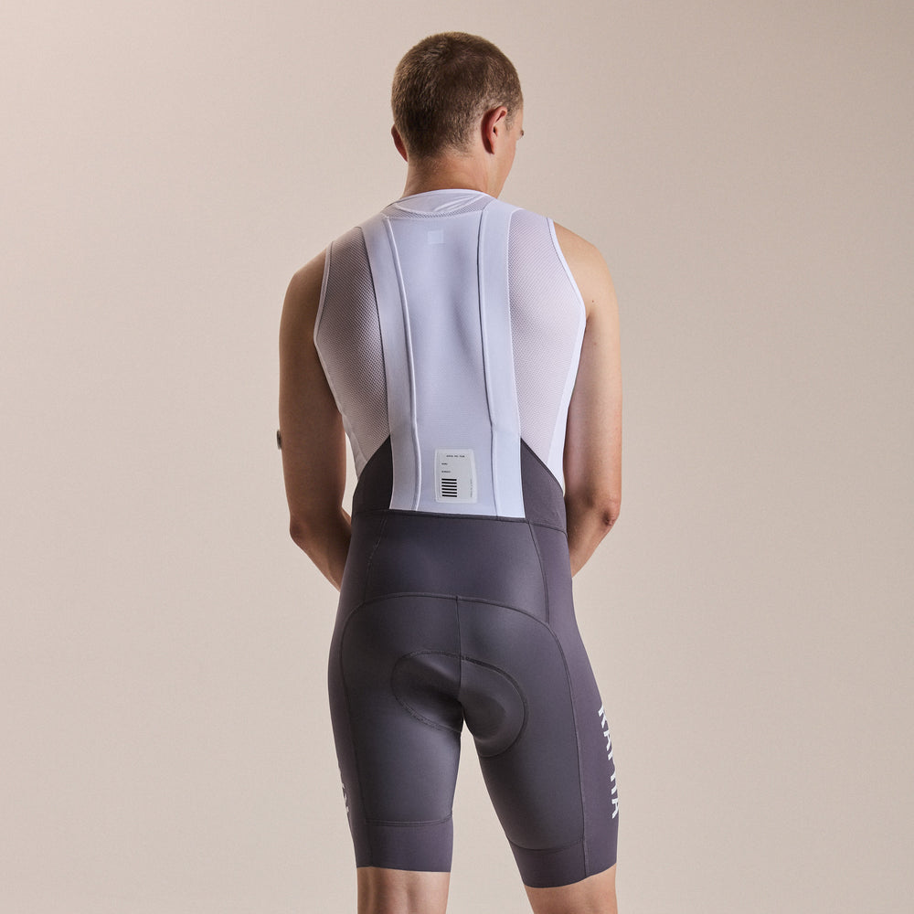 Rapha Men's Pro Team Bib Shorts III - Lightspeed (Iron Grey/White) - Dragonspine Cycling