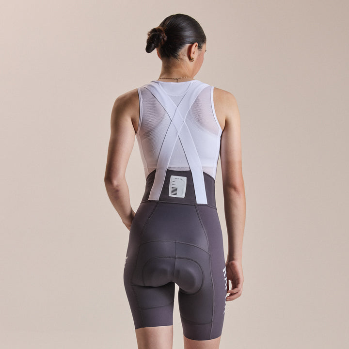 Rapha Women's Pro Team Bib Shorts III - Lightspeed (Iron Grey/White) - Dragonspine Cycling