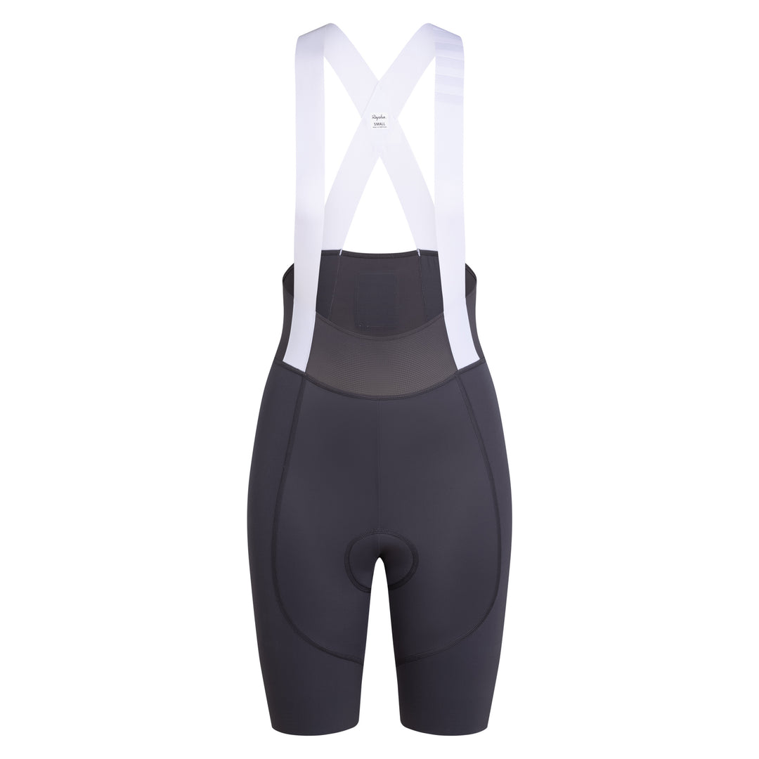 Rapha Women's Pro Team Bib Shorts III - Lightspeed (Iron Grey/White) - Dragonspine Cycling